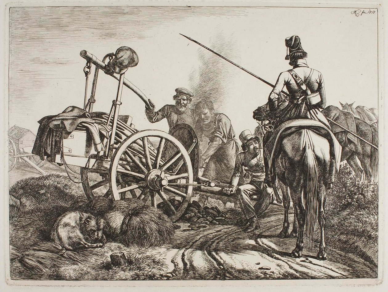 Forge de campagne russe - Johann Adam Klein