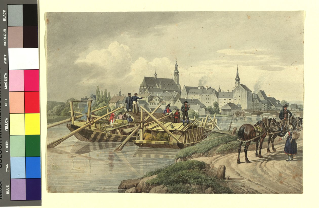Straubing vu du nord - Johann Adam Klein