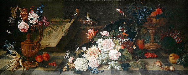 Nature morte avec fleurs et fruits, c.1785-87 - Johann Amandus Winck
