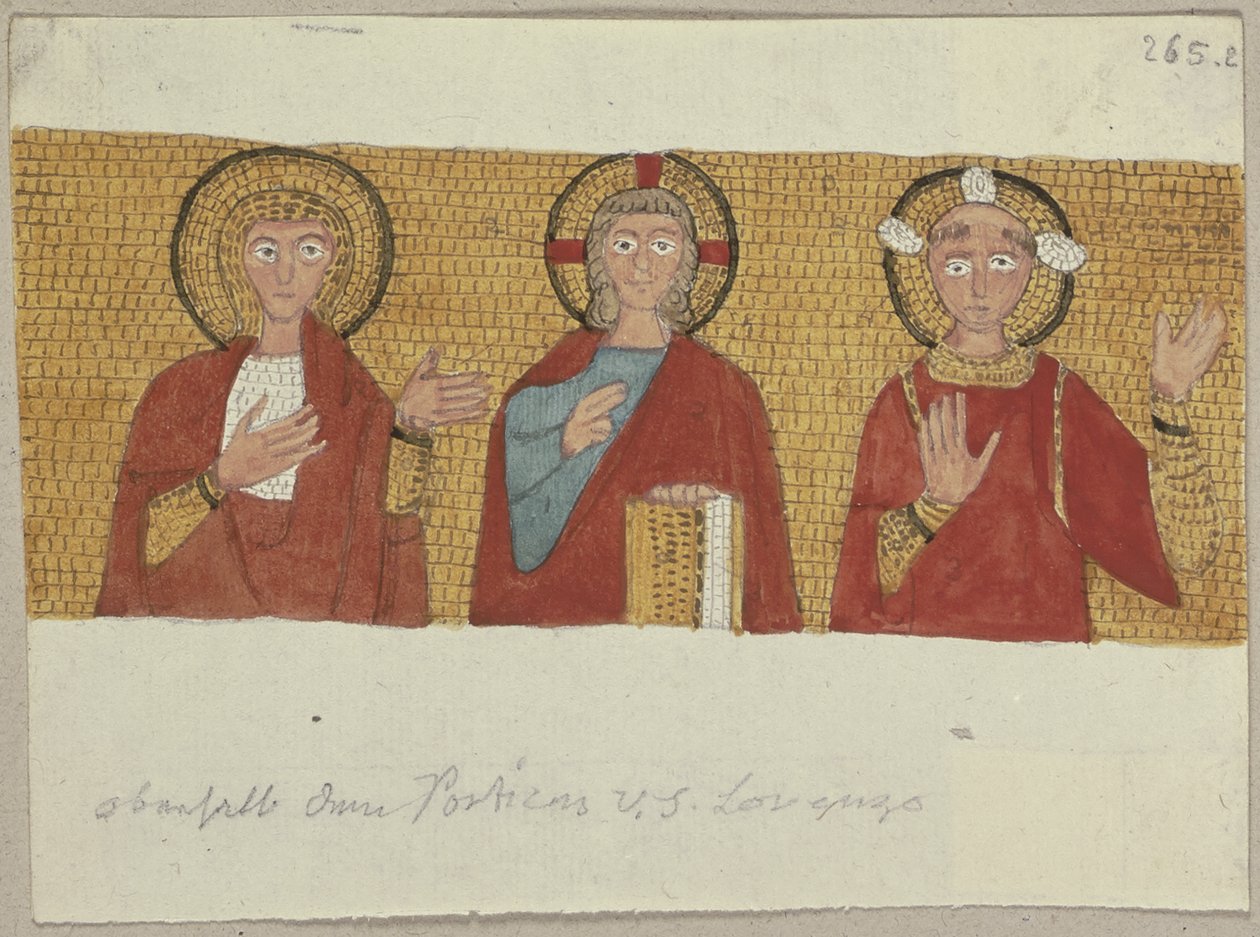 Aus: Sammlung von Umrissen und Durchzeichnungen, Band 1, Blatt 100 - Johann Anton Ramboux