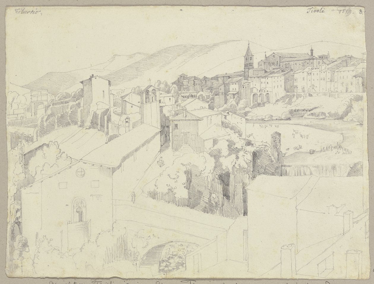 Extrait de : Recueil de contours et de calques, volume 1, feuille 71 - Johann Anton Ramboux