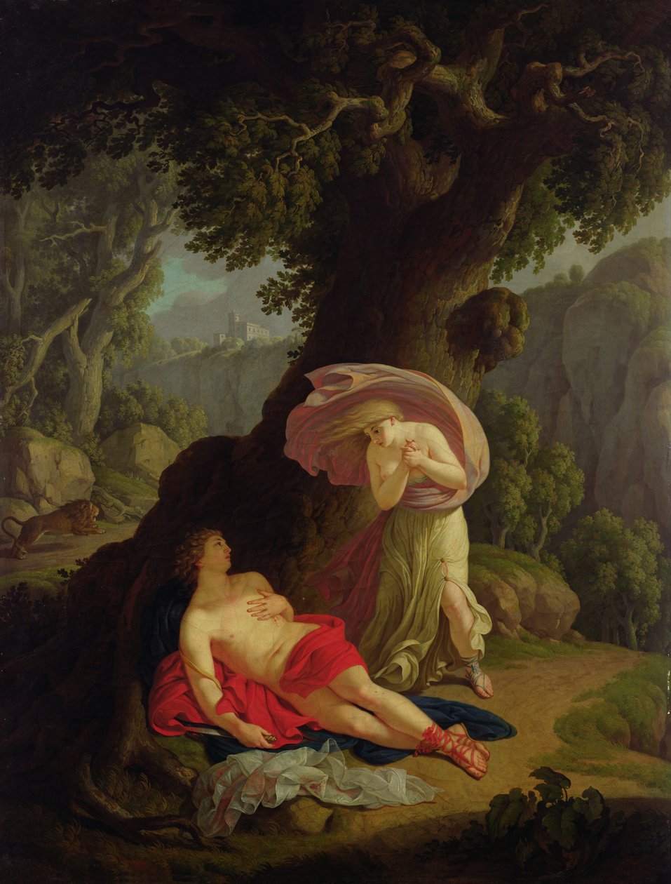 Pyrame et Thisbé, vers 1788-90 - Johann August Nahl the Younger