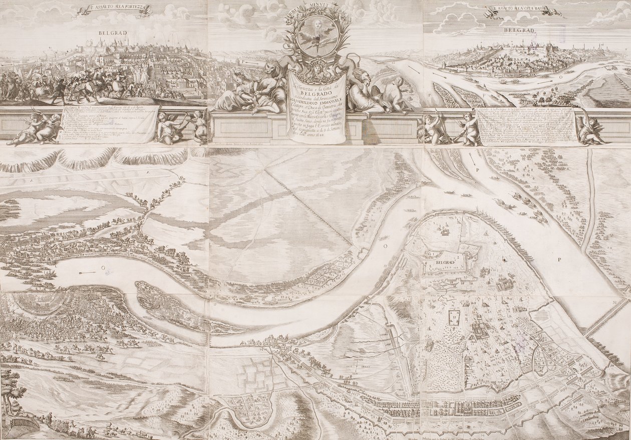 Forteresse et ville de Belgrade - Johann Baptist Gumpp