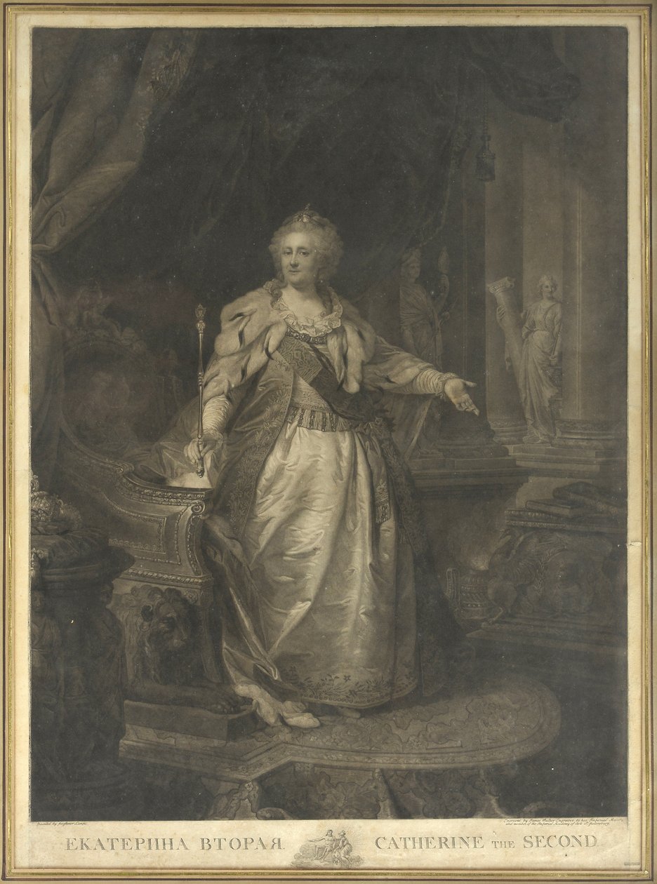 Catherine II de Russie (1729-1796) - Johann Baptist von Lampi the Elder