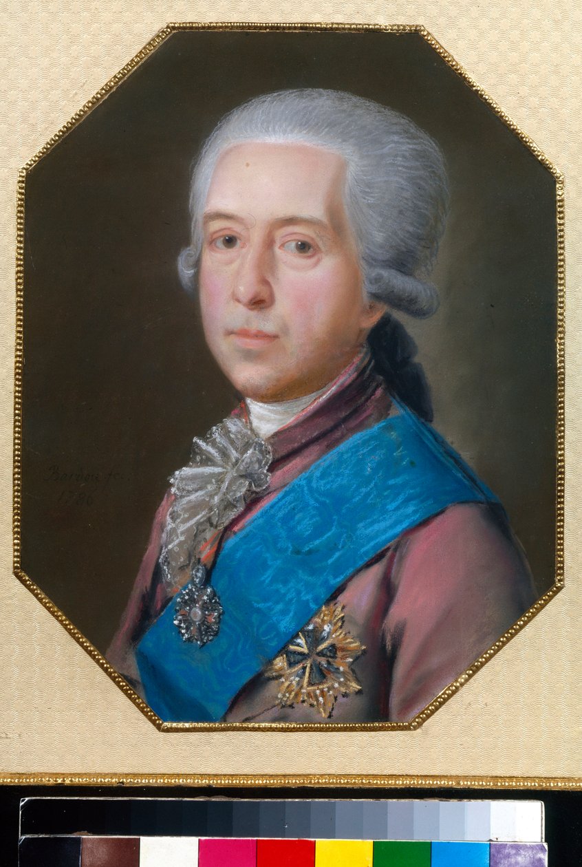 Portrait du comte Mikhail Mikhailovitch Golitsyne - Johann Bardou