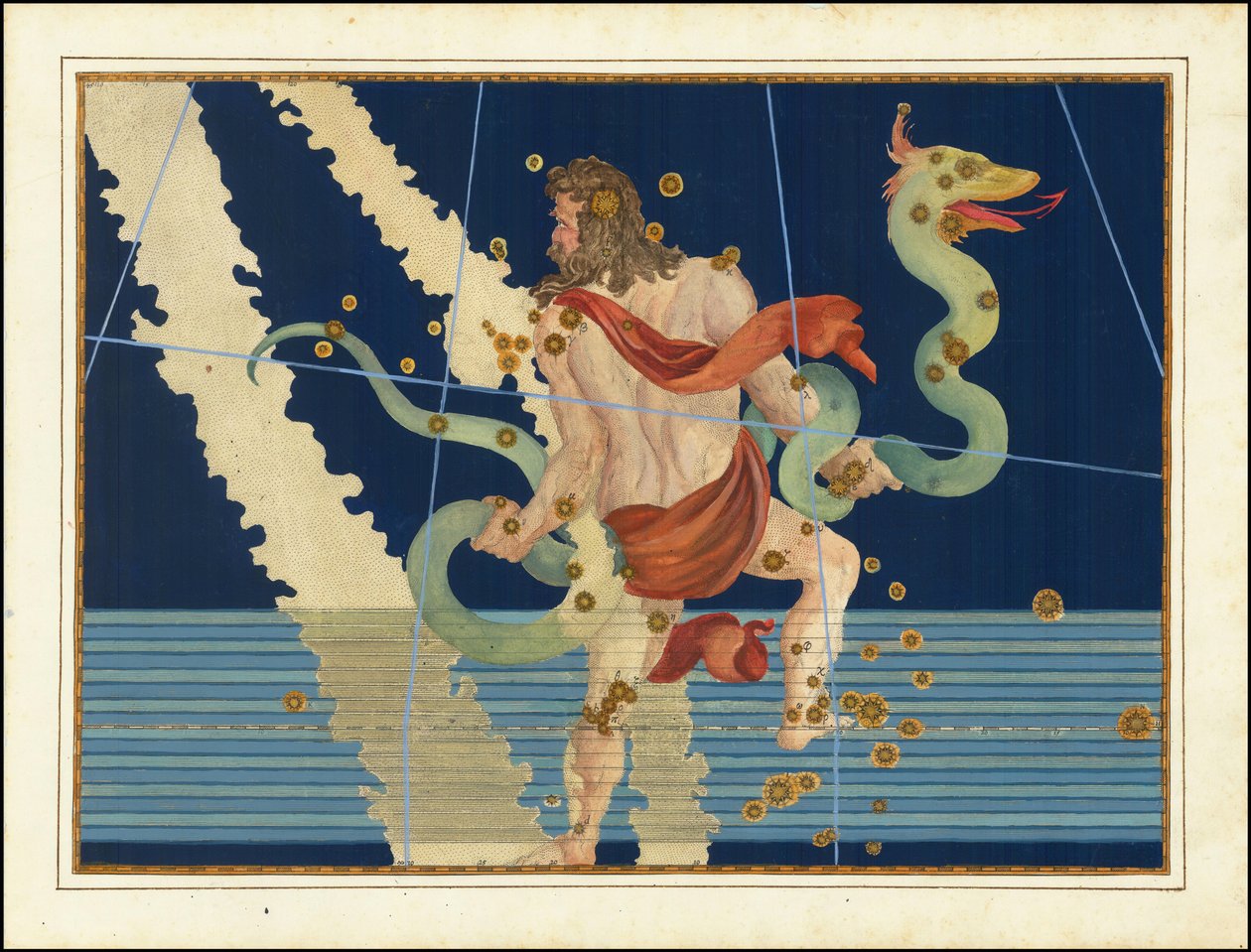 Johann Bayer, Ophiuchus et Serpentarius - Johann Bayer