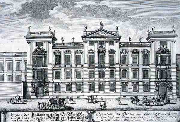 Le Palais du Comte Jean Wenceslas, Prague, de 
