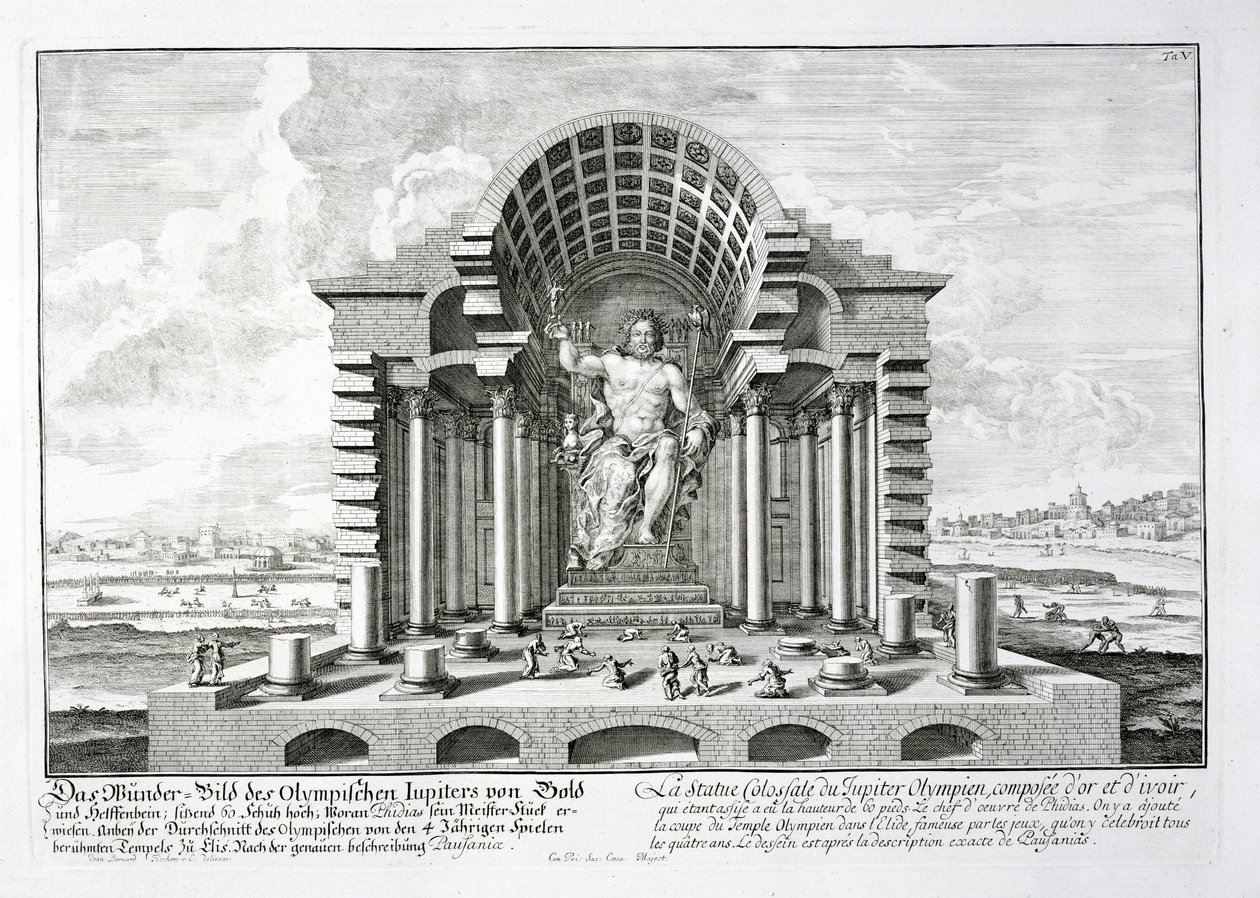 La Statue de Zeus Olympien par Phidias, planche 5 de 