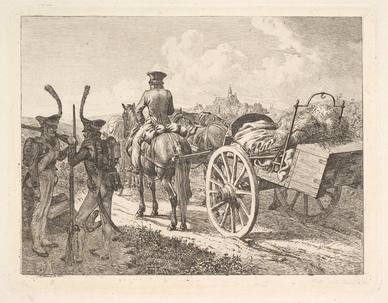 Une Forge Mobile Russe, 1815 - Johann Christian Erhard