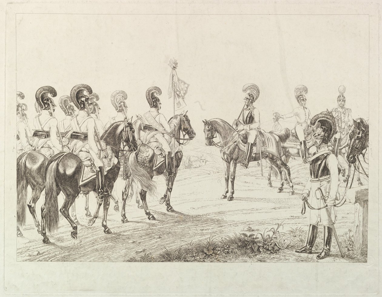 Cuirassiers autrichiens, début du 19e siècle - Johann Christian Erhard