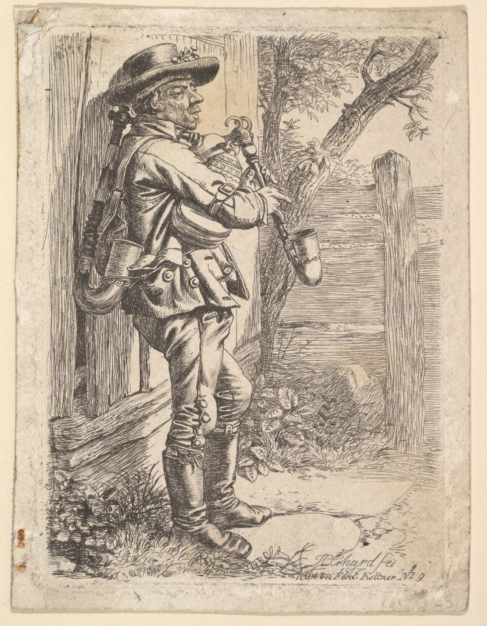 Le Joueur de Cornemuse, 1819 - Johann Christian Erhard