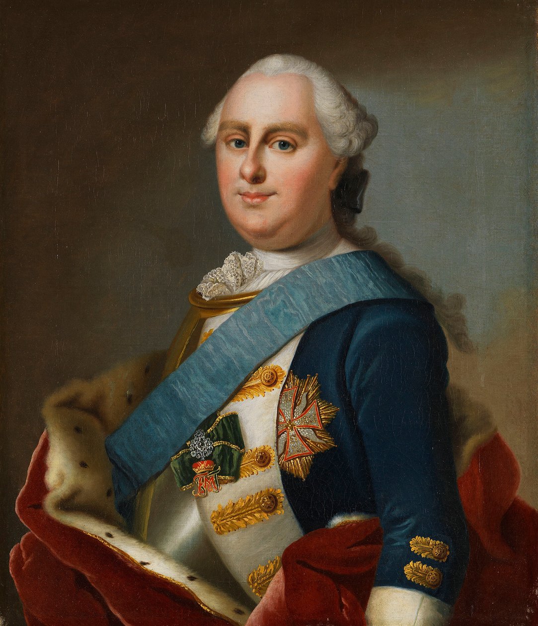 Portrait du prince George William de Hesse-Darmstadt, 1722-1782, vers 1760 - Johann Christian Fiedler