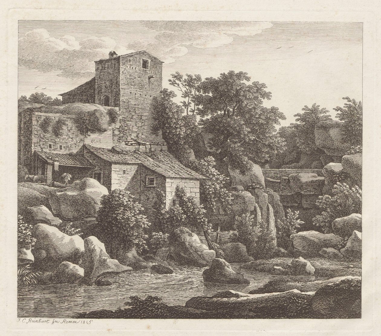 Une maison au bord d