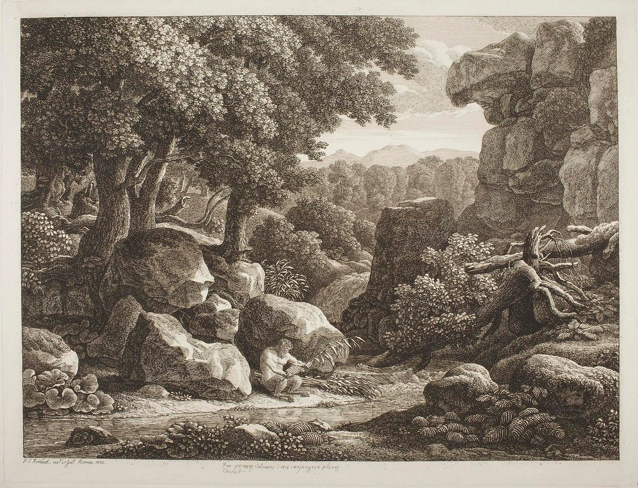 Paysage forestier - Johann Christian Reinhart