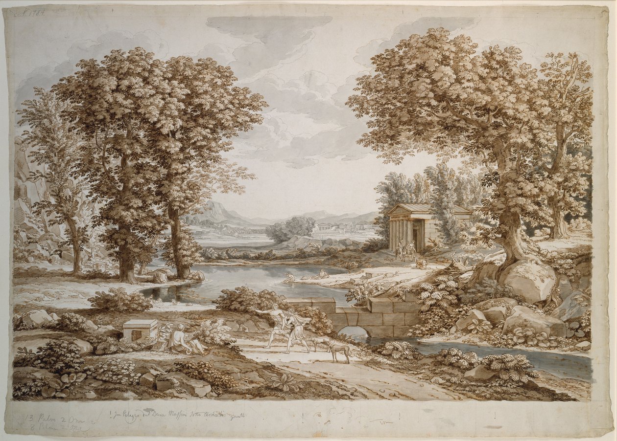 Paysage héroïque - Johann Christian Reinhart