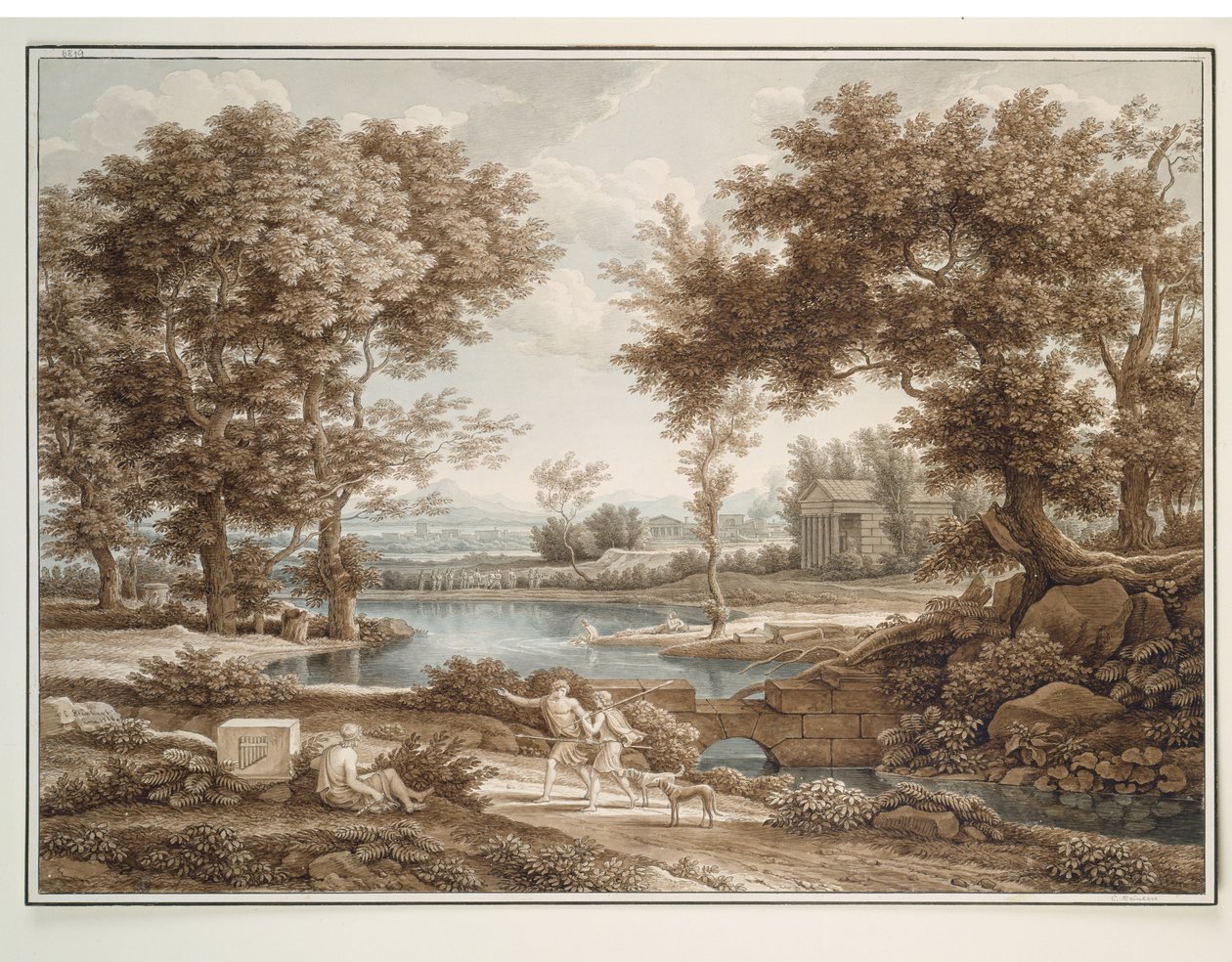 Paysage héroïque - Johann Christian Reinhart