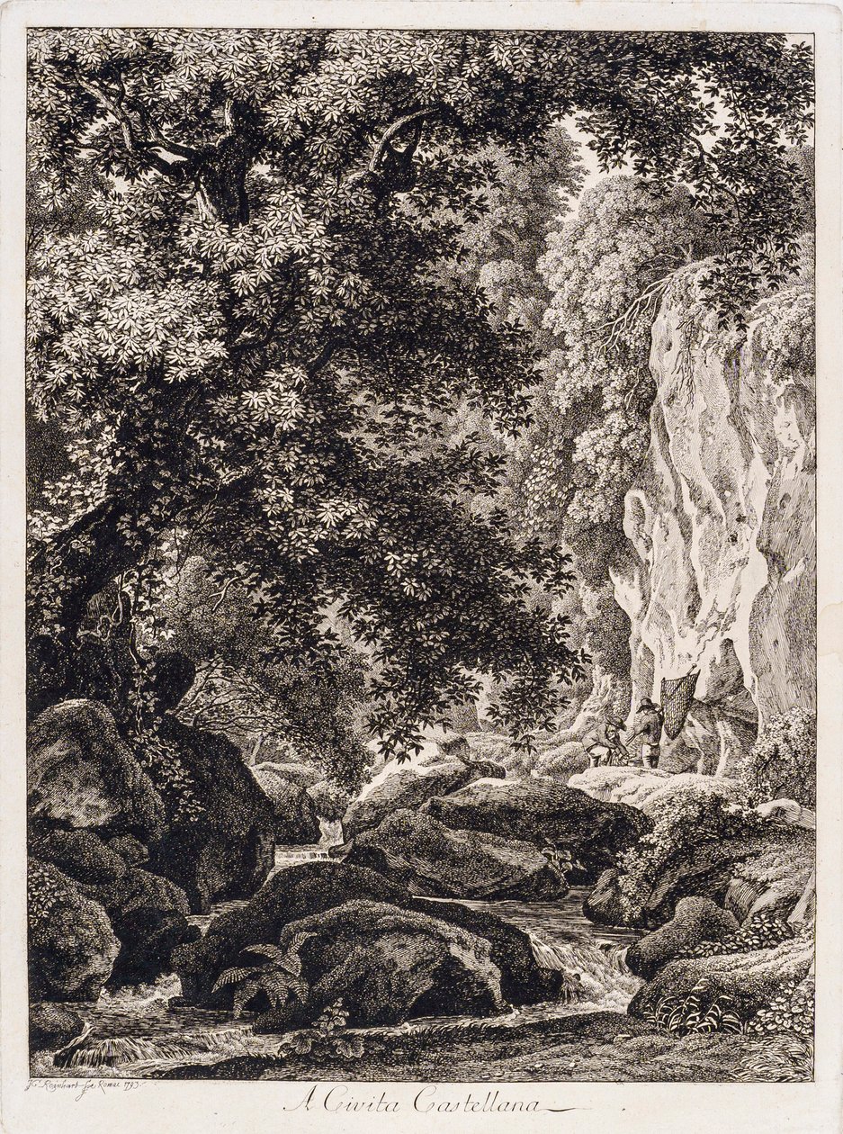 Johann Christian Reinhart A Civita Castellana 1793 - Johann Christian Reinhart