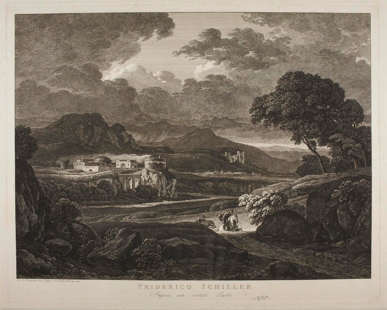 Paysage par temps orageux - Johann Christian Reinhart