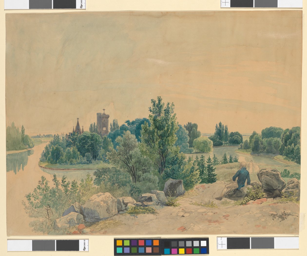 Le château de Franzensburg à Laxenburg - Johann Christoph Erhard