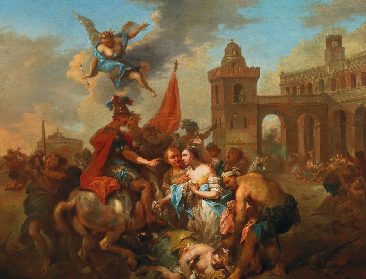 Romulus et Hersilia, vers 1764-1765 - Johann Conrad Seekatz