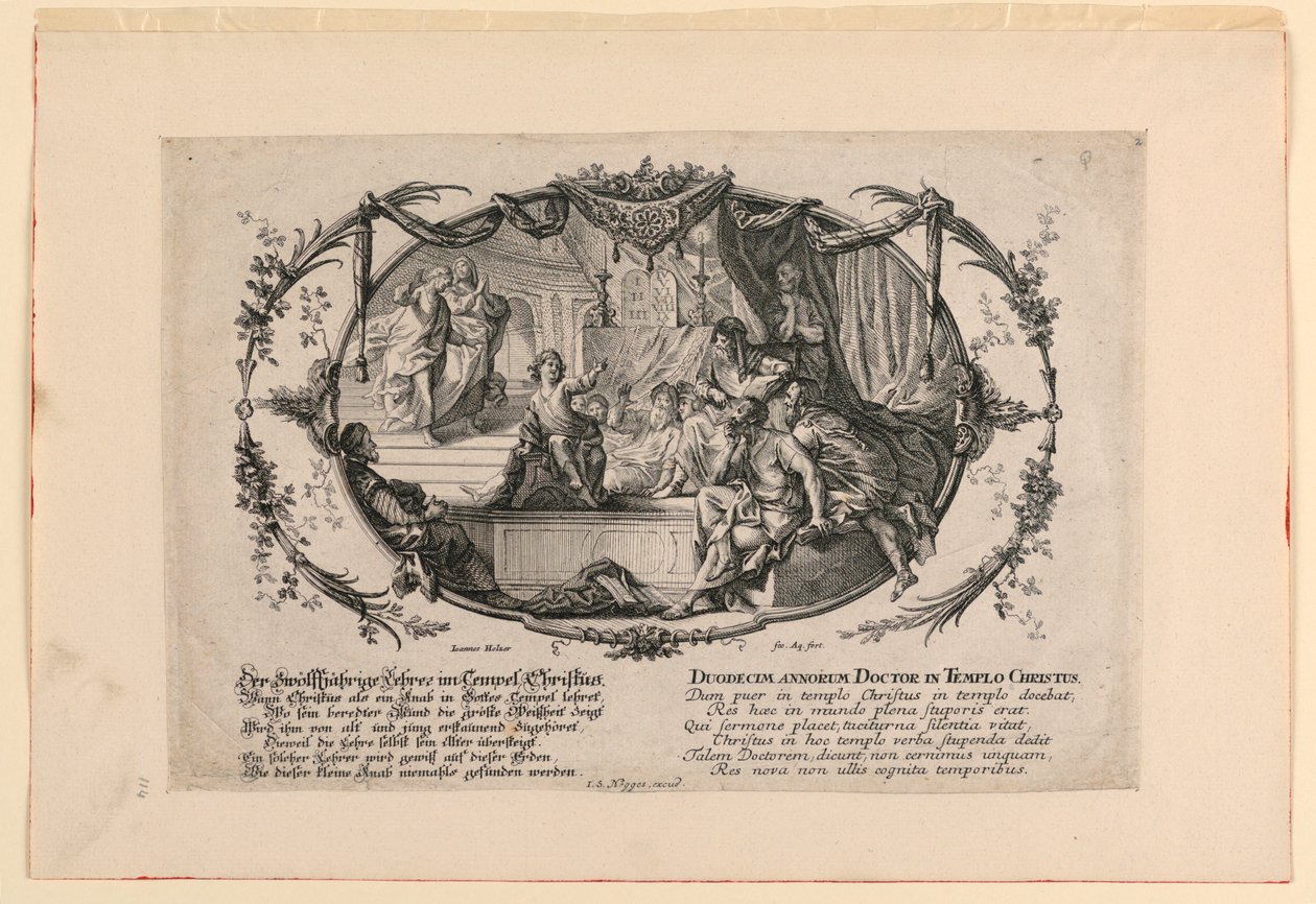 Duodecim Annorum Doctor in Templo Christus - Johann Evangelist Holzer