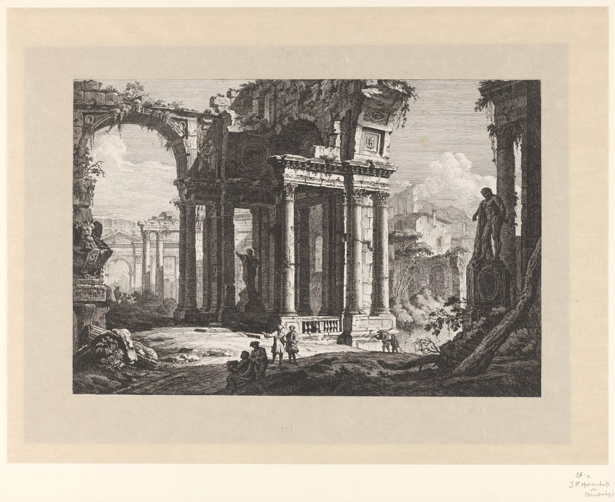 Ruines avec l
