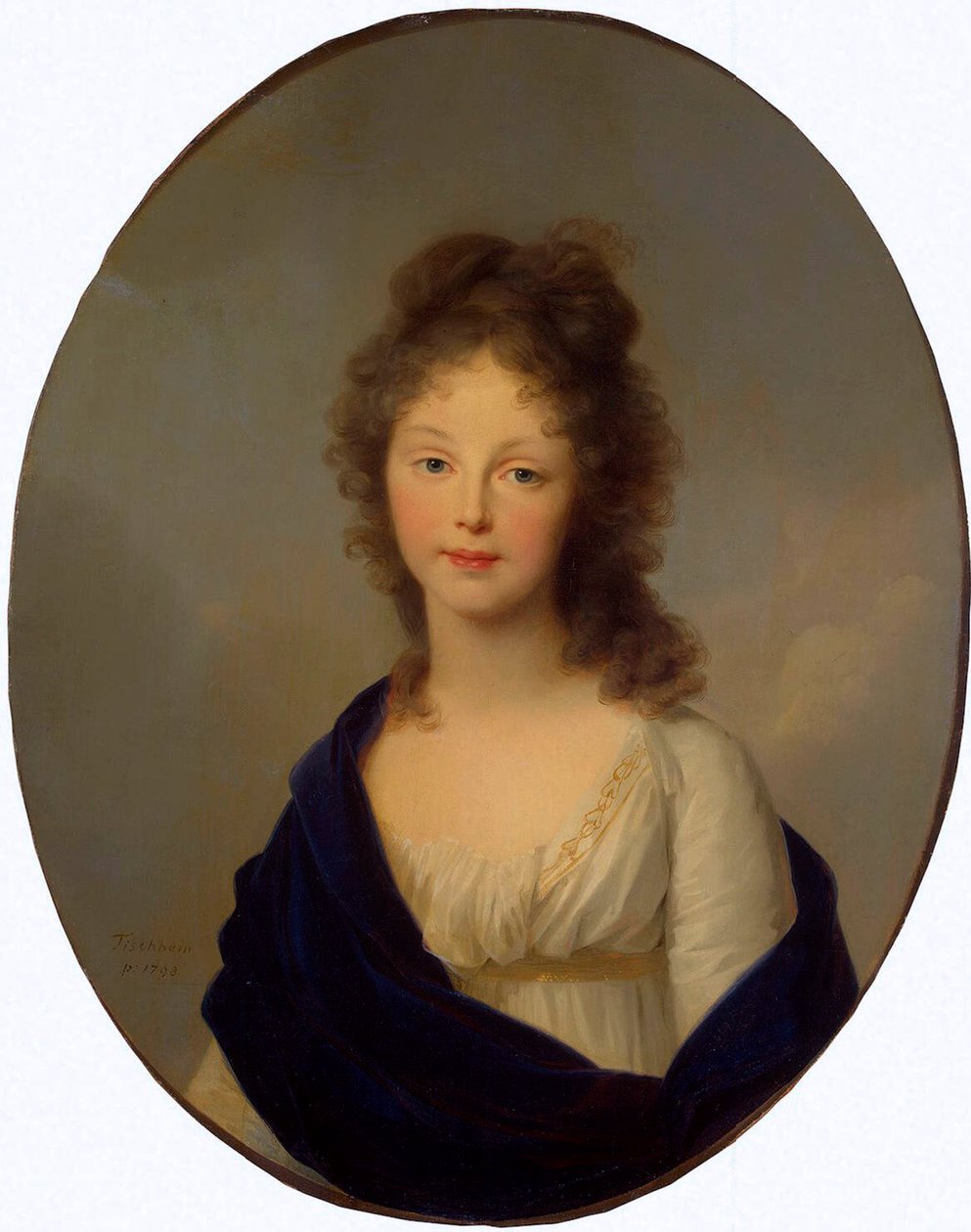 Portrait de la reine Louise de Prusse - Johann Friedrich August Tischbein
