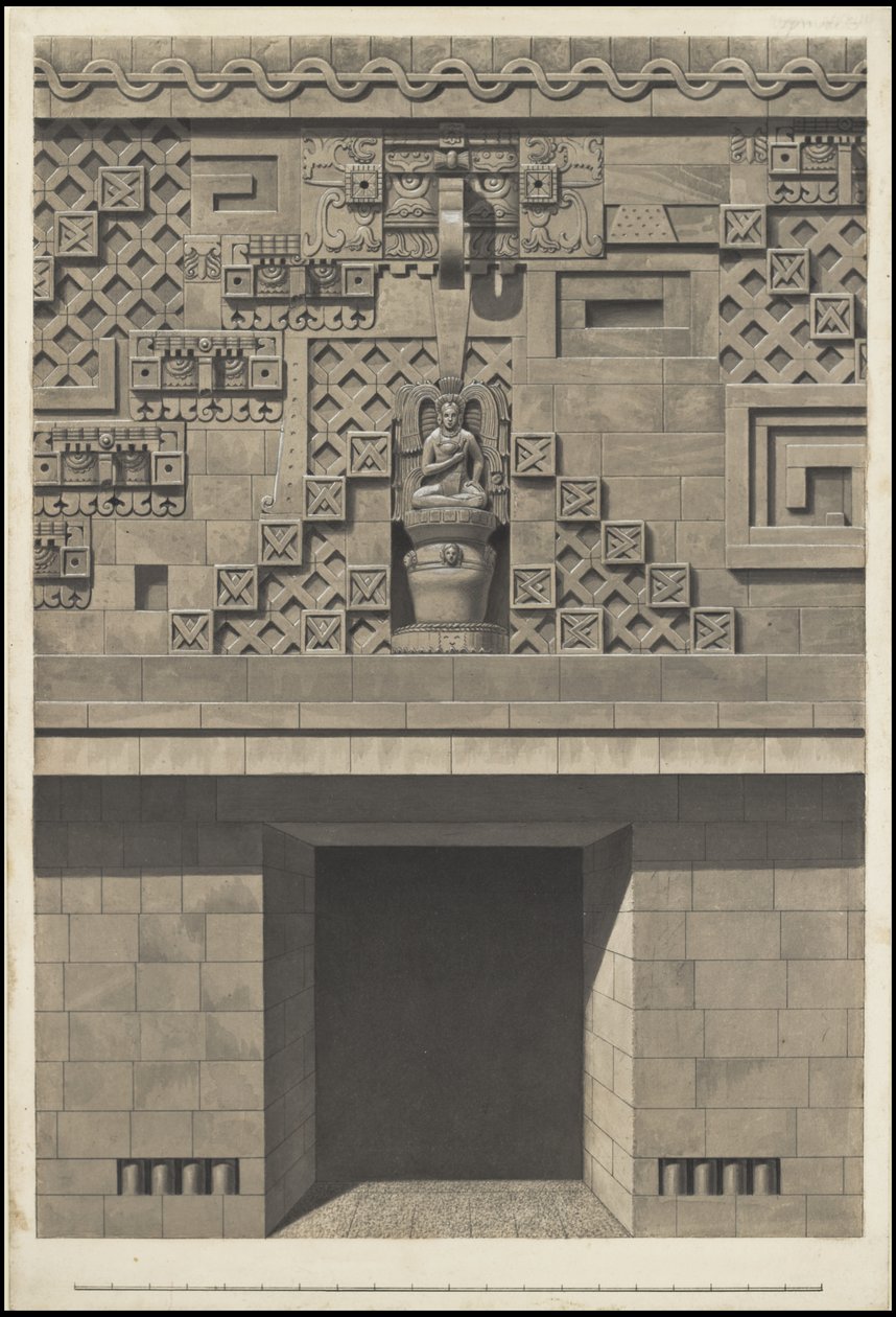 Une collection des œuvres originales de Waldeck sur la Mésoamérique, Boîte 17 de 22 - Johann Friedrich Maximilian von Waldeck