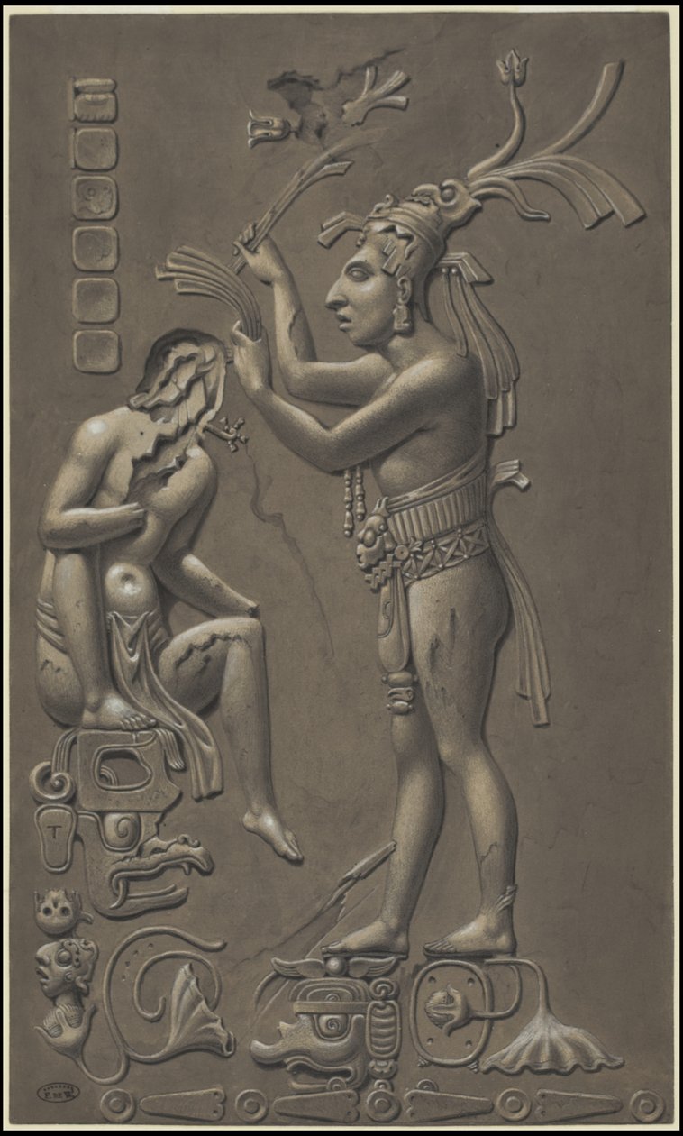 Une collection des œuvres originales de Waldeck sur la Mésoamérique, Boîte 4 de 22 - Johann Friedrich Maximilian von Waldeck