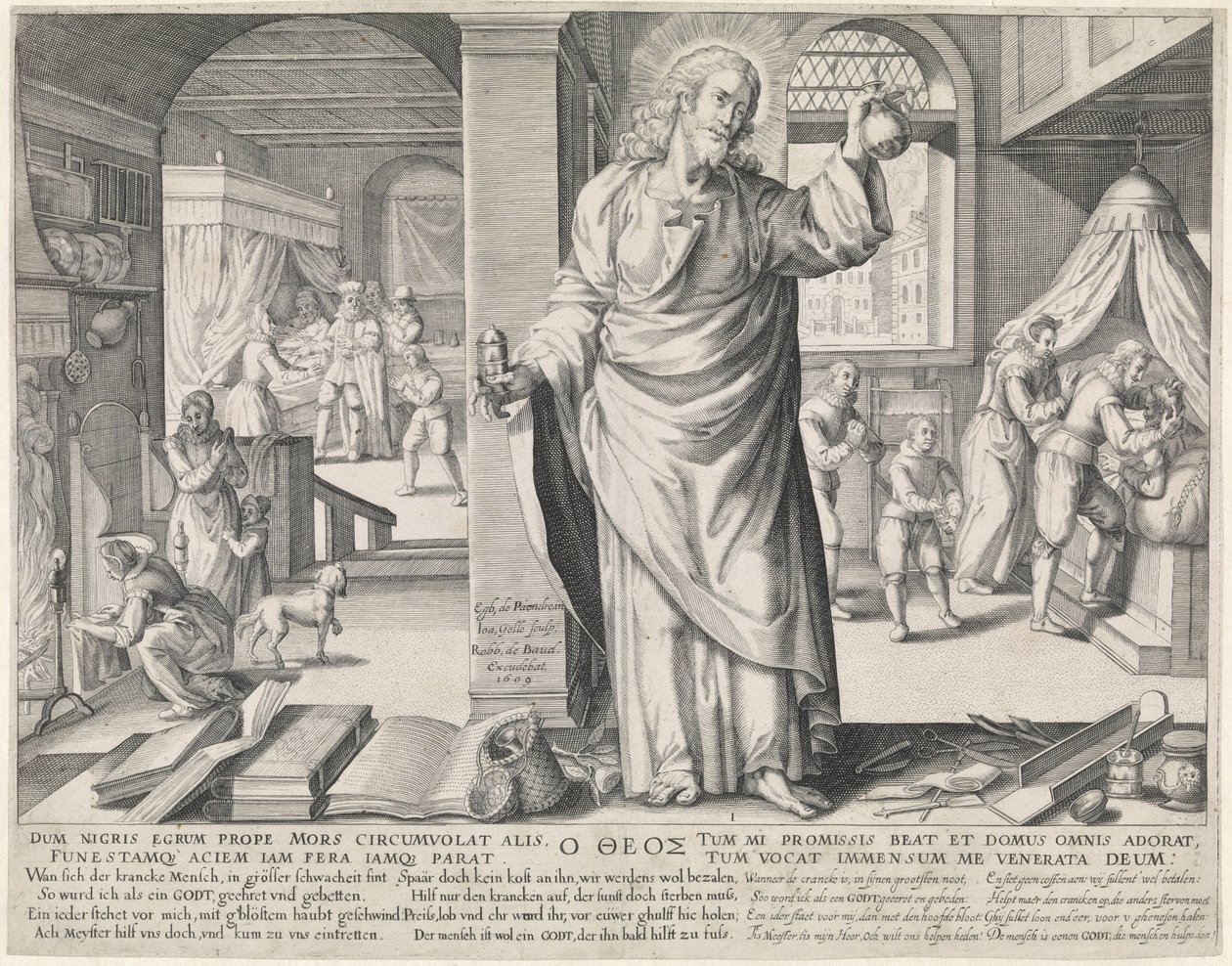 Le médecin comme Dieu (Les quatre formes du médecin) - Johann Gelle