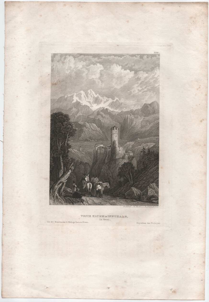 Forteresse Klumm im Innthale - Johann Georg Martini