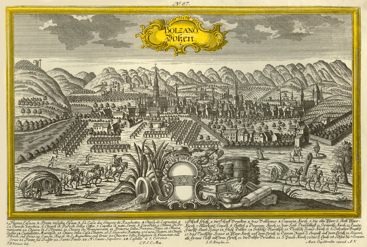 Bolzano, vers 1740 - Johann Georg Ringlin
