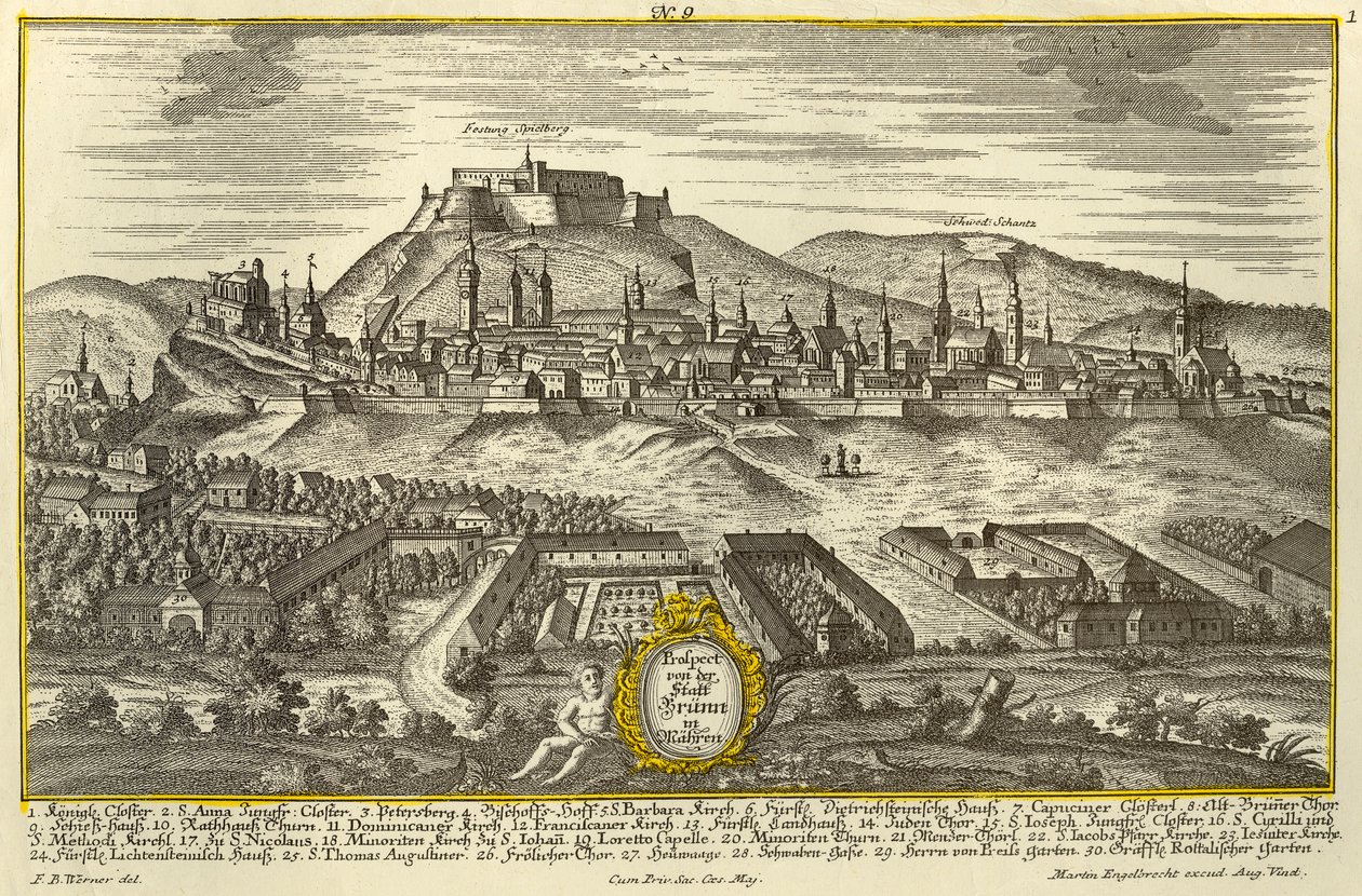 Brno, vers 1740 - Johann Georg Ringlin