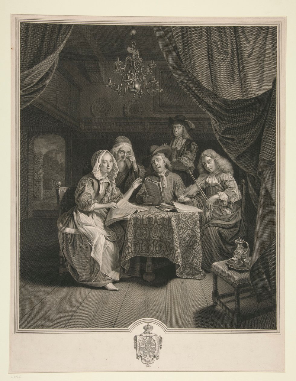 Le Concert de famille - Johann Georg Wille