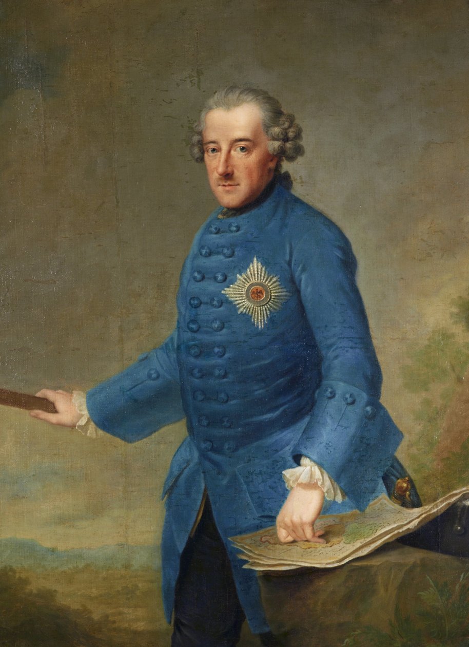 Frédéric le Grand - Johann Georg Ziesenis