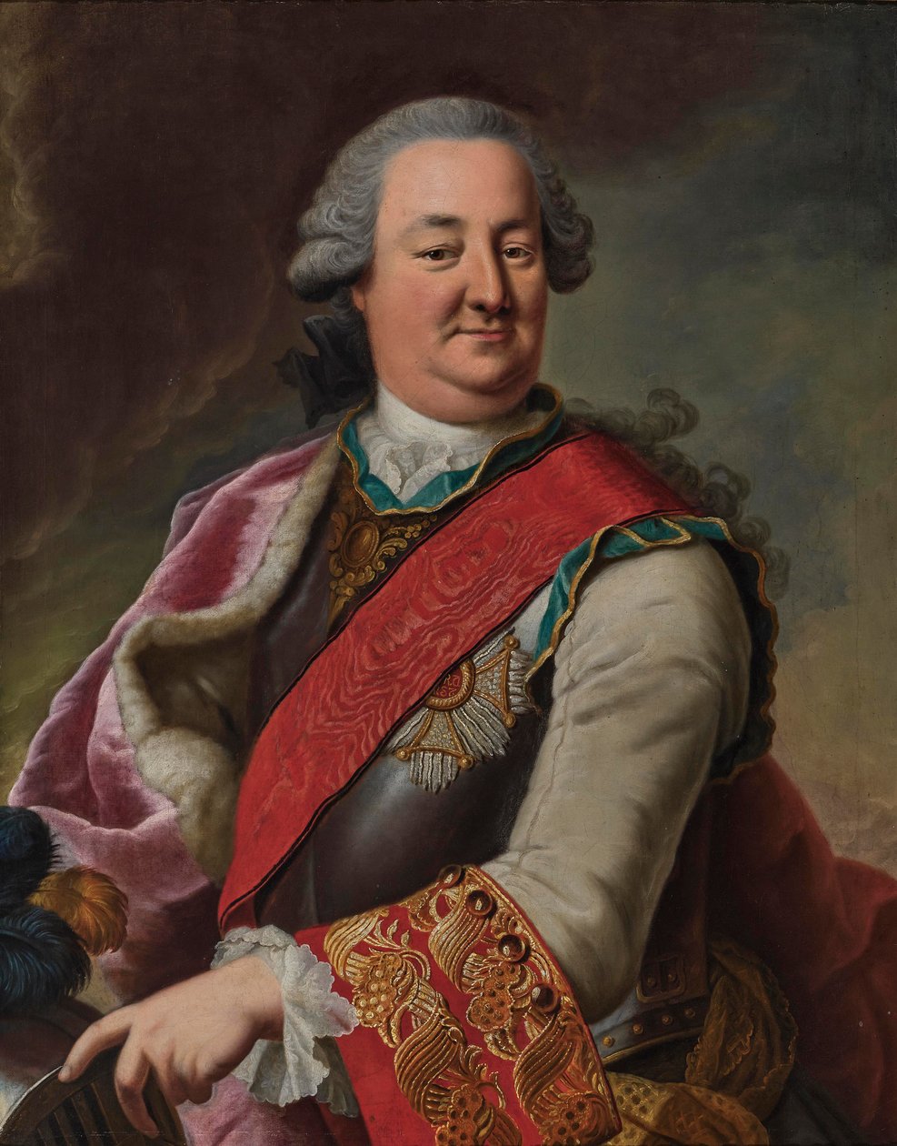 Portrait de Karl August, prince de Waldeck et de Pyrmont (1704-1763) - Johann Georg Ziesenis