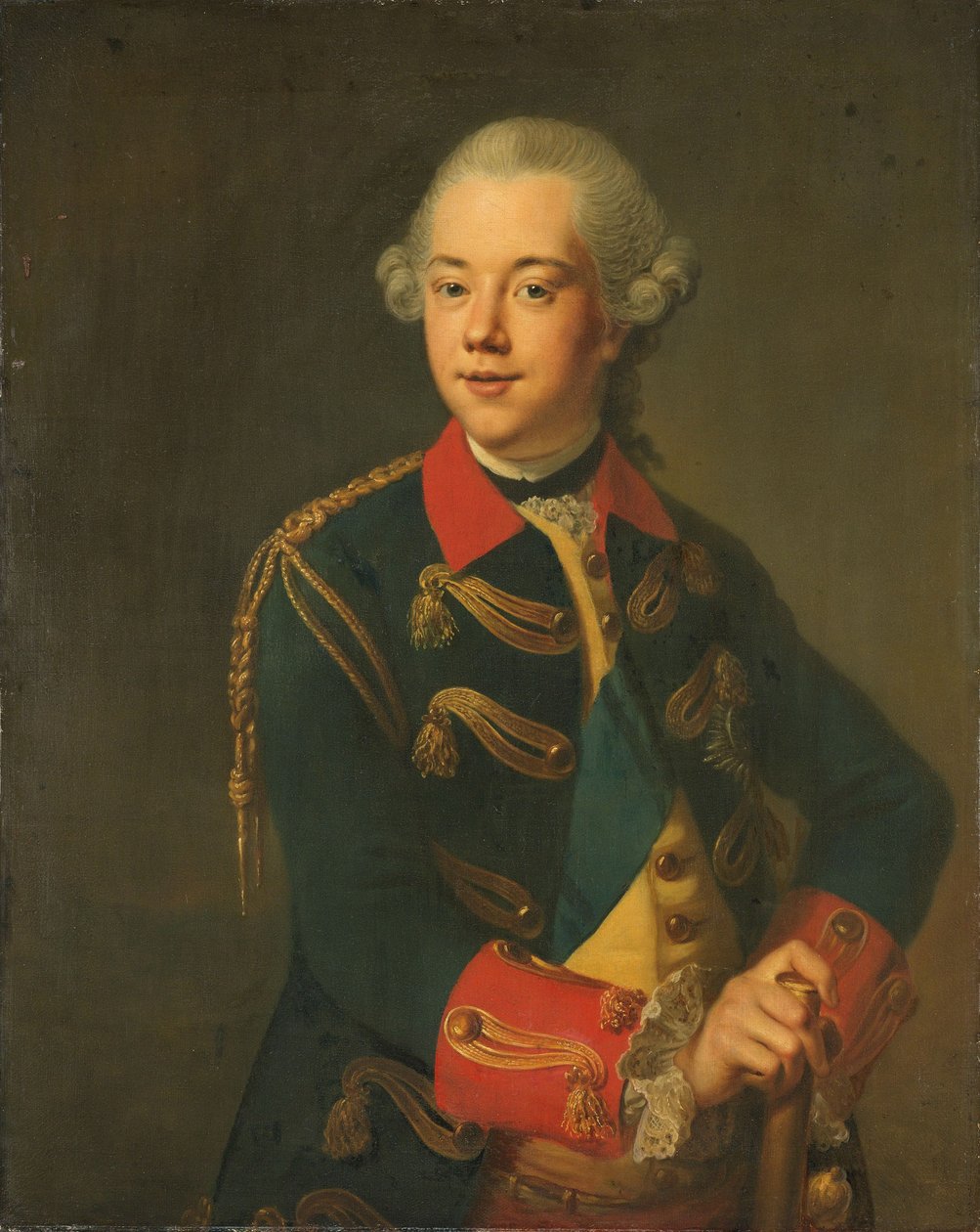 Portrait de Guillaume V - Johann Georg Ziesenis