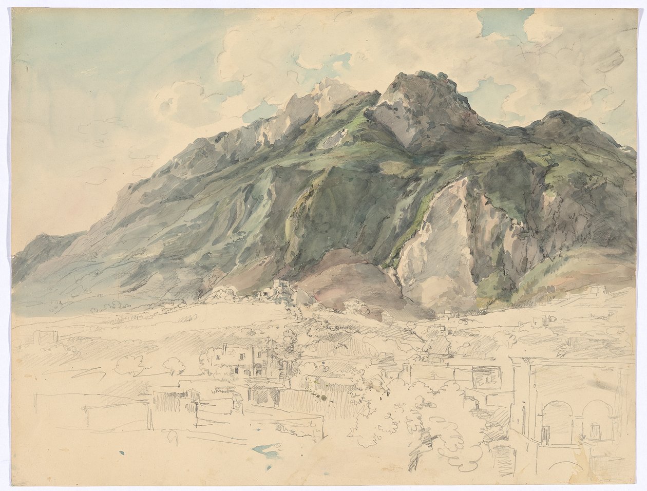 Monte Epomeo à Ischia - Johann Georg von Dillis