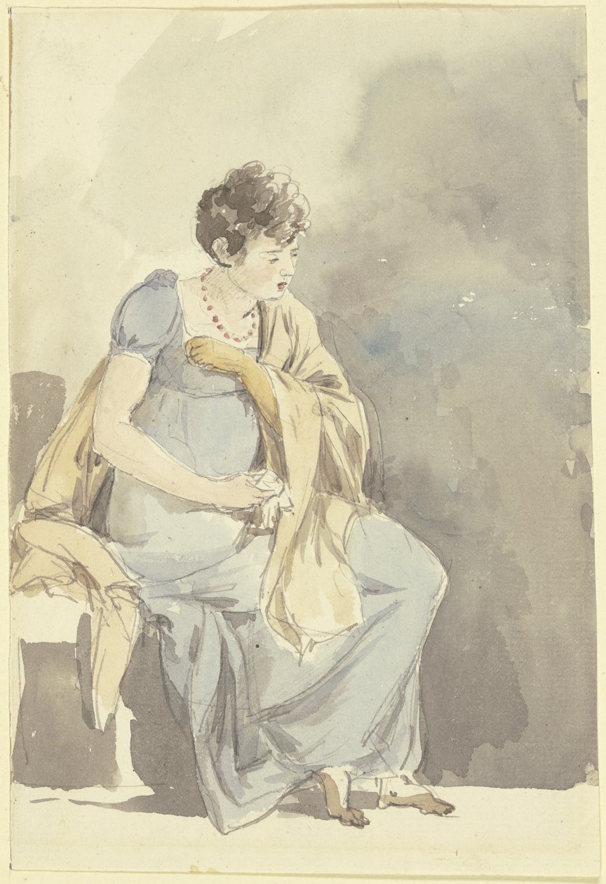 Femme assise - Johann Georg von Dillis
