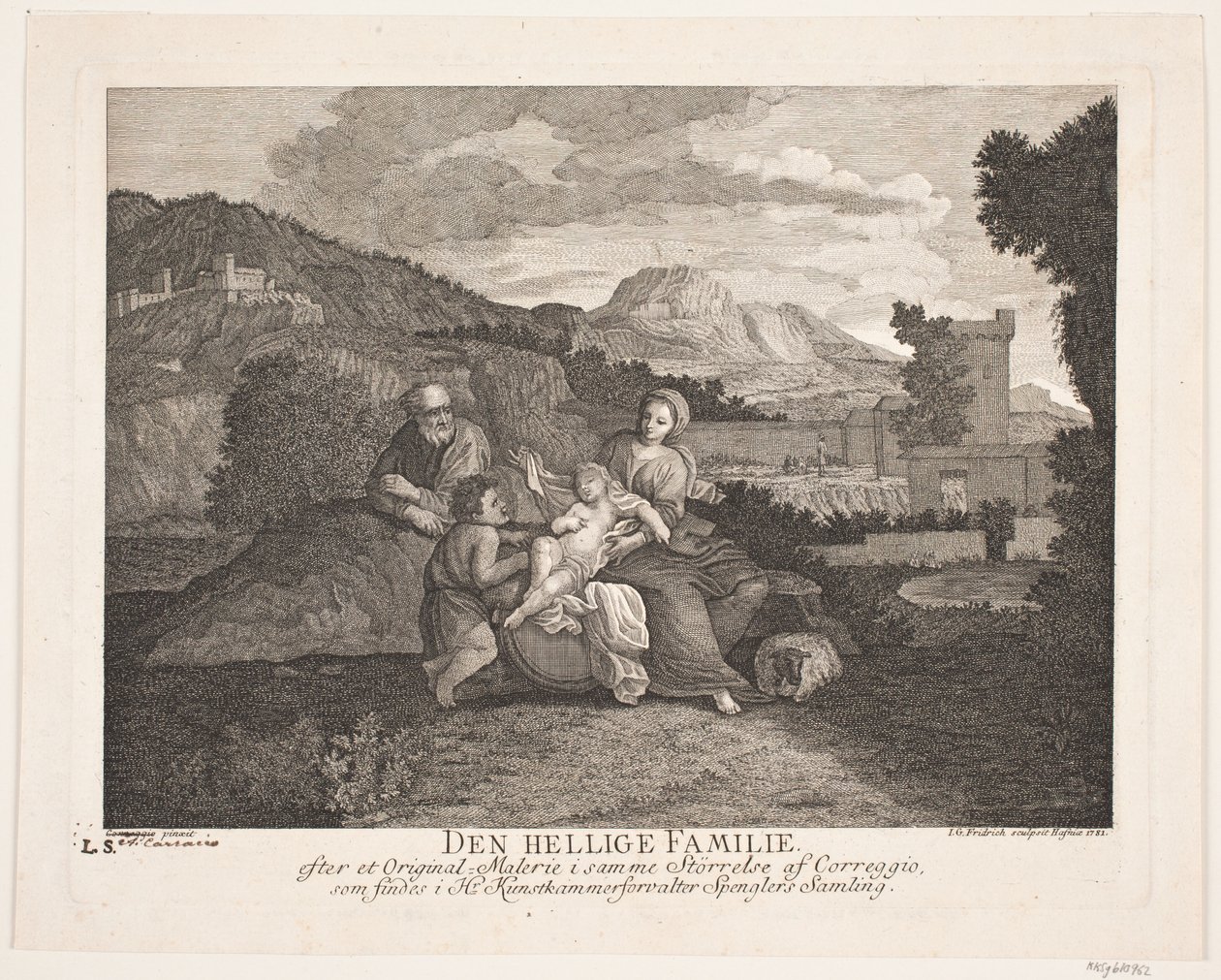 La Sainte Famille - Johann Gottlieb Friedrich