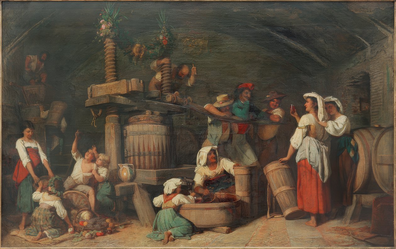 Presse à vin romaine - Johann Heinrich Hasselhorst