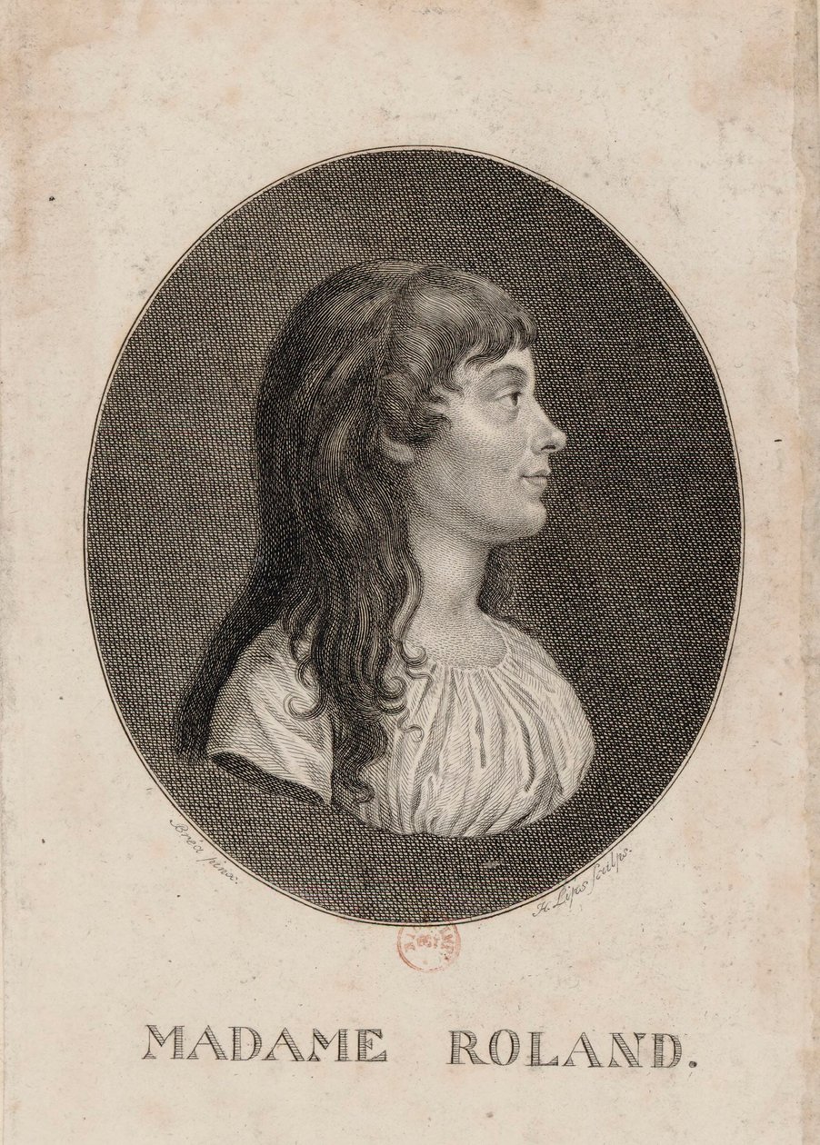 Madame Roland : Bréa pinx. ; H. Lips sculps. - Johann Heinrich Lips