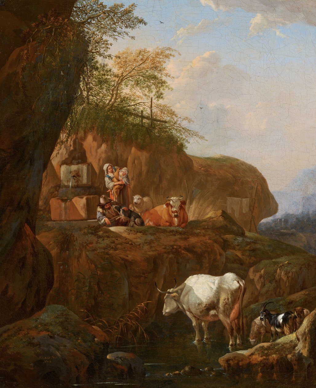 Paysage italien - Johann Heinrich Roos