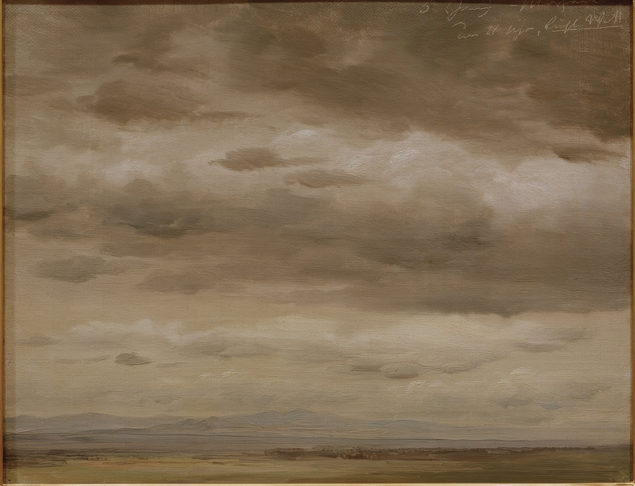 Esquisse de nuages - Johann Heinrich Schilbach