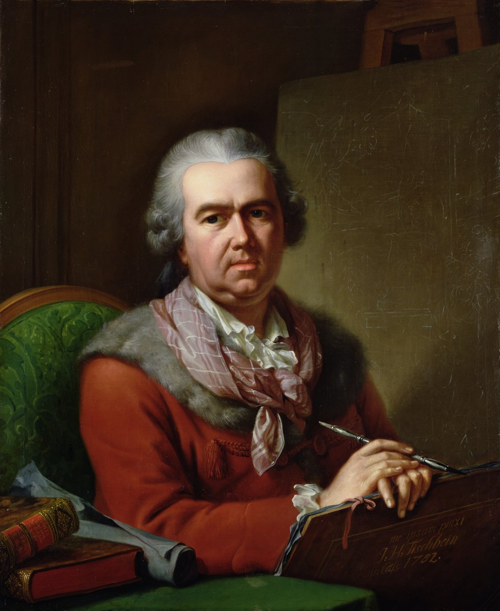 Autoportrait dans la vieillesse, 1782 - Johann Heinrich Tischbein