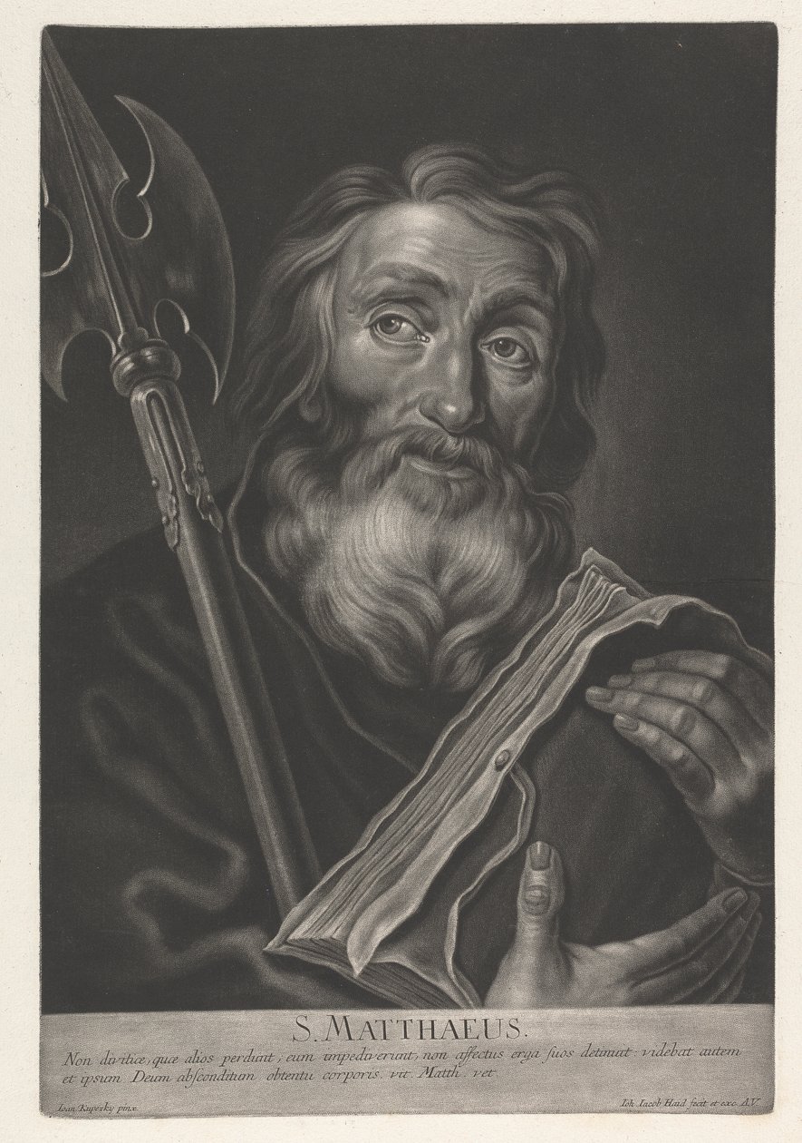 Saint Matthieu - Johann Jacobus Haid