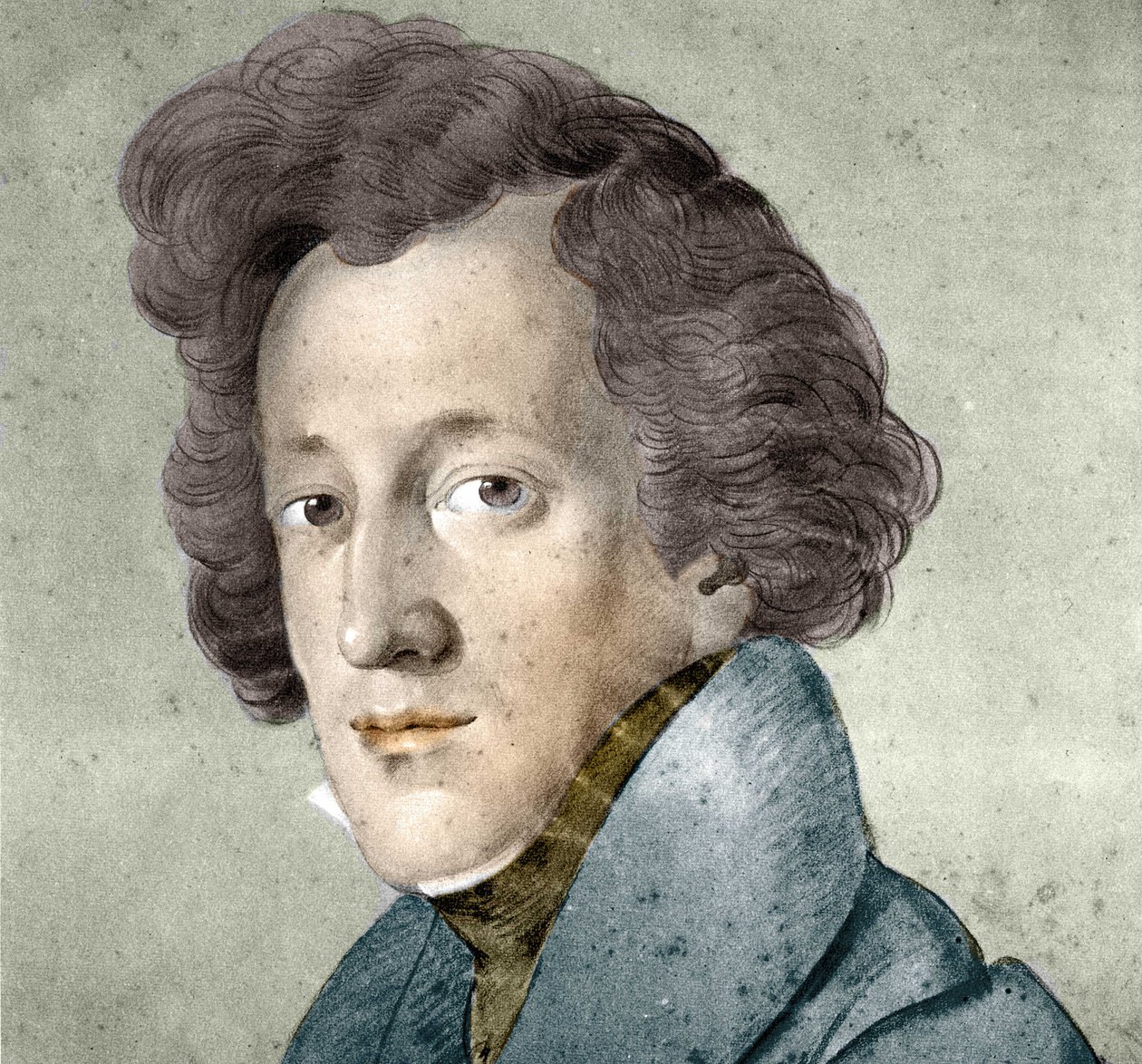 Portrait de Felix Mendelssohn Bartholdy (1809-1847), compositeur et chef d