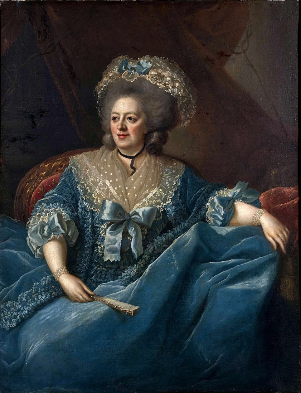 French: Marie-Louise-Thérèse-Victoire de France, dite Madame Victoire, fille de Louis XV (1733-1799) - Johann Julius Heinsius