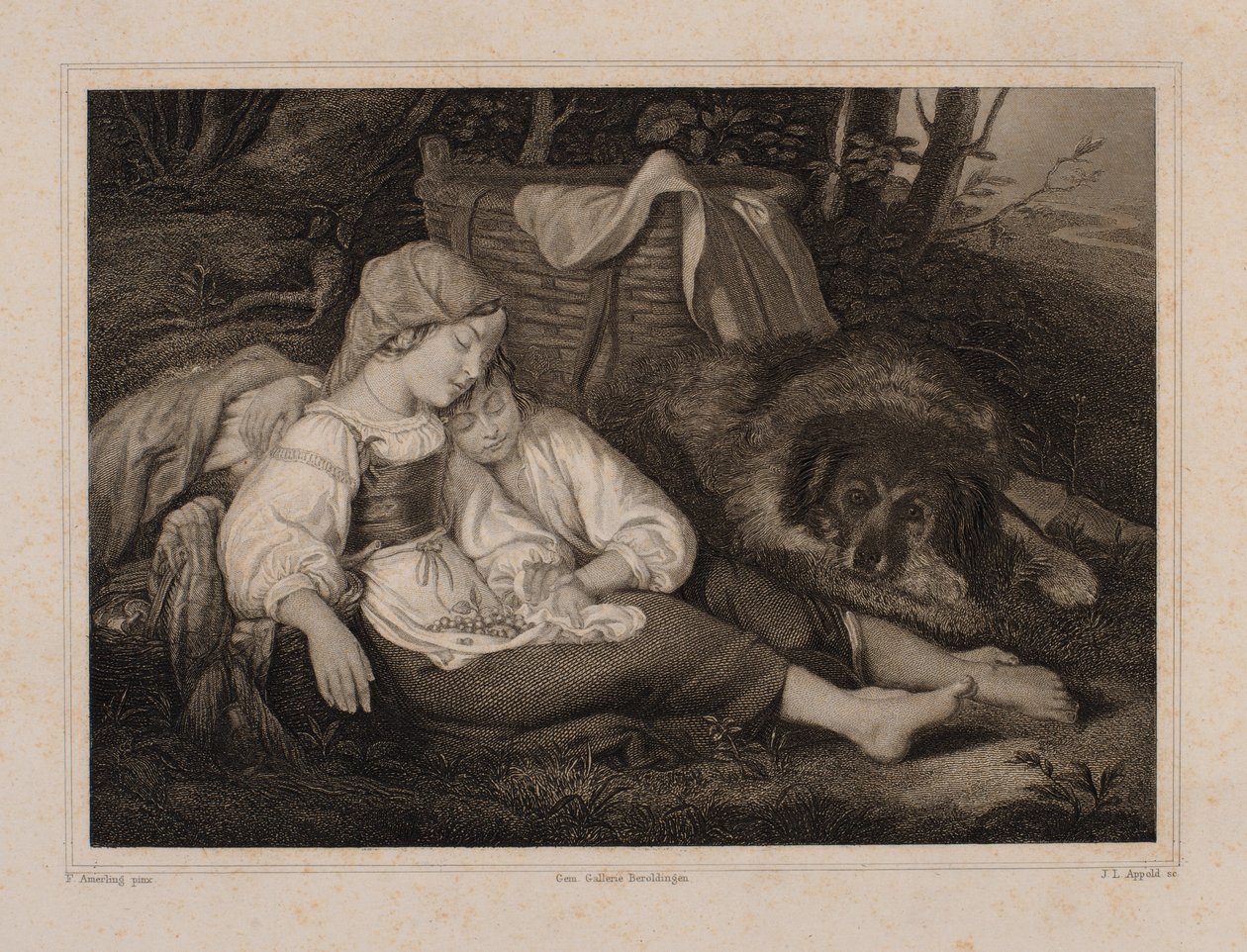 Les enfants qui dorment - Johann Leonhard Appold
