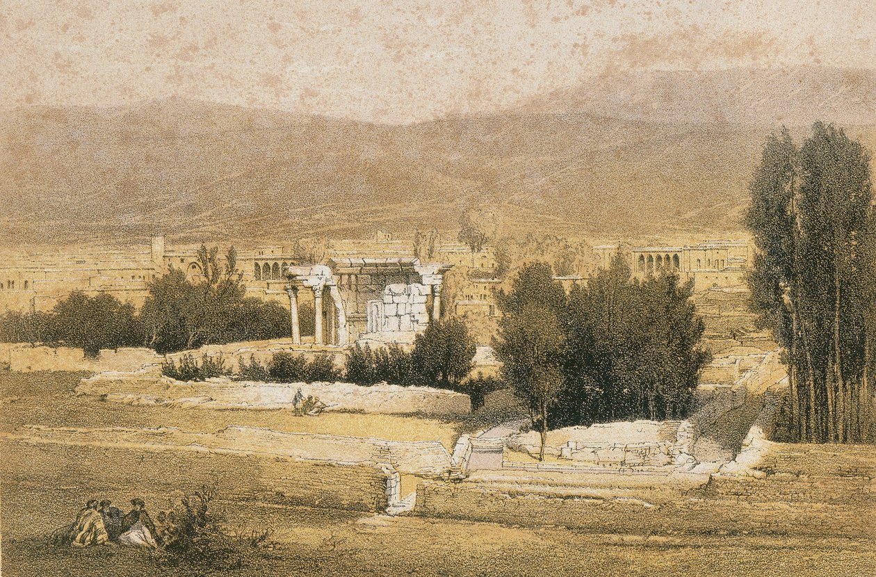 Baalbek - Johann Martin Bernatz